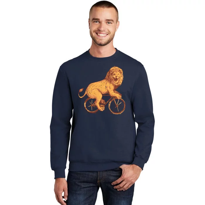 Bicycle Lion Tall Sweatshirt