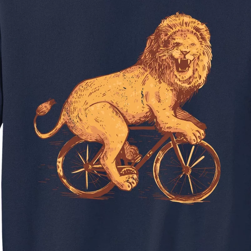 Bicycle Lion Tall Sweatshirt