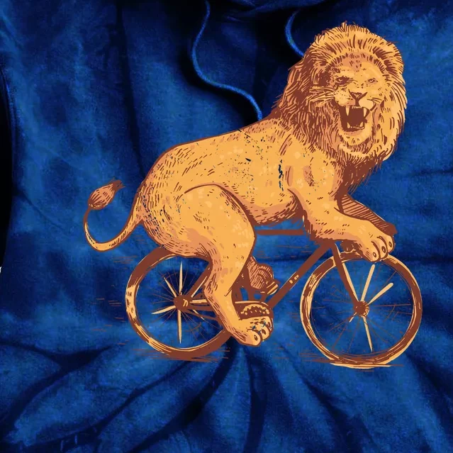 Bicycle Lion Tie Dye Hoodie