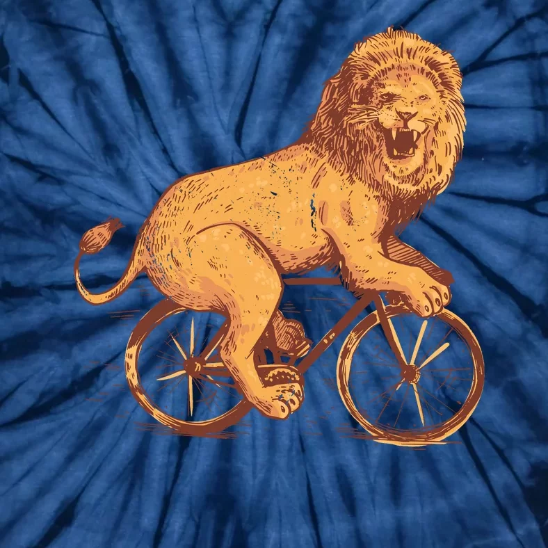 Bicycle Lion Tie-Dye T-Shirt