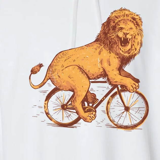 Bicycle Lion Garment-Dyed Fleece Hoodie