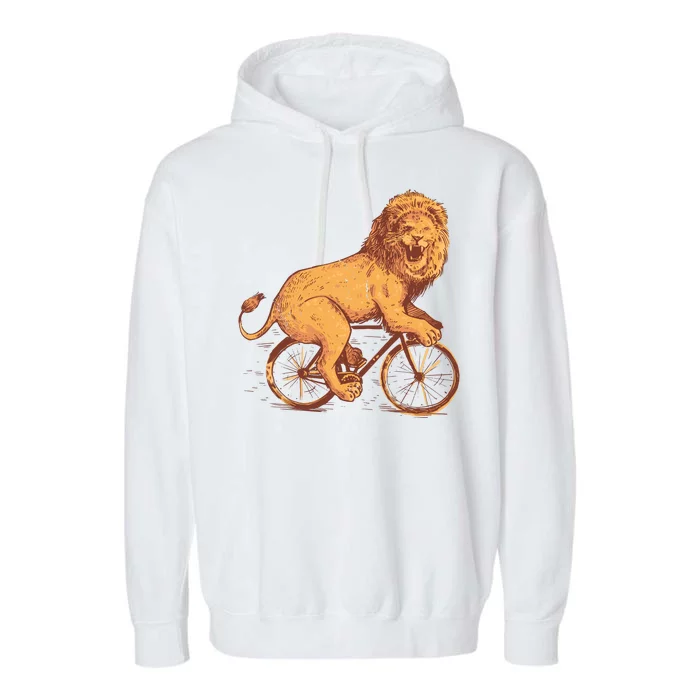 Bicycle Lion Garment-Dyed Fleece Hoodie