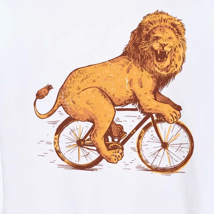 Bicycle Lion Garment-Dyed Sweatshirt