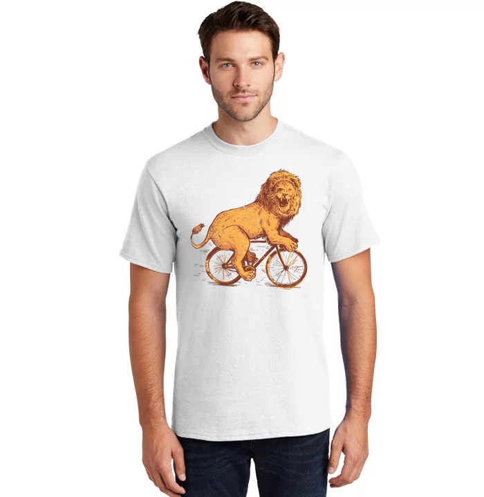 Bicycle Lion Tall T-Shirt