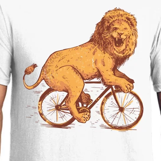 Bicycle Lion Pajama Set