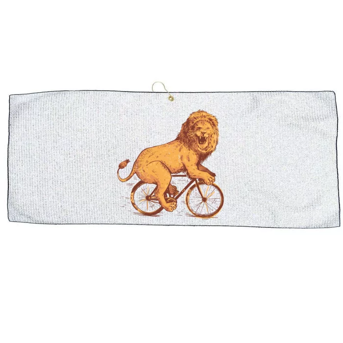 Bicycle Lion Large Microfiber Waffle Golf Towel