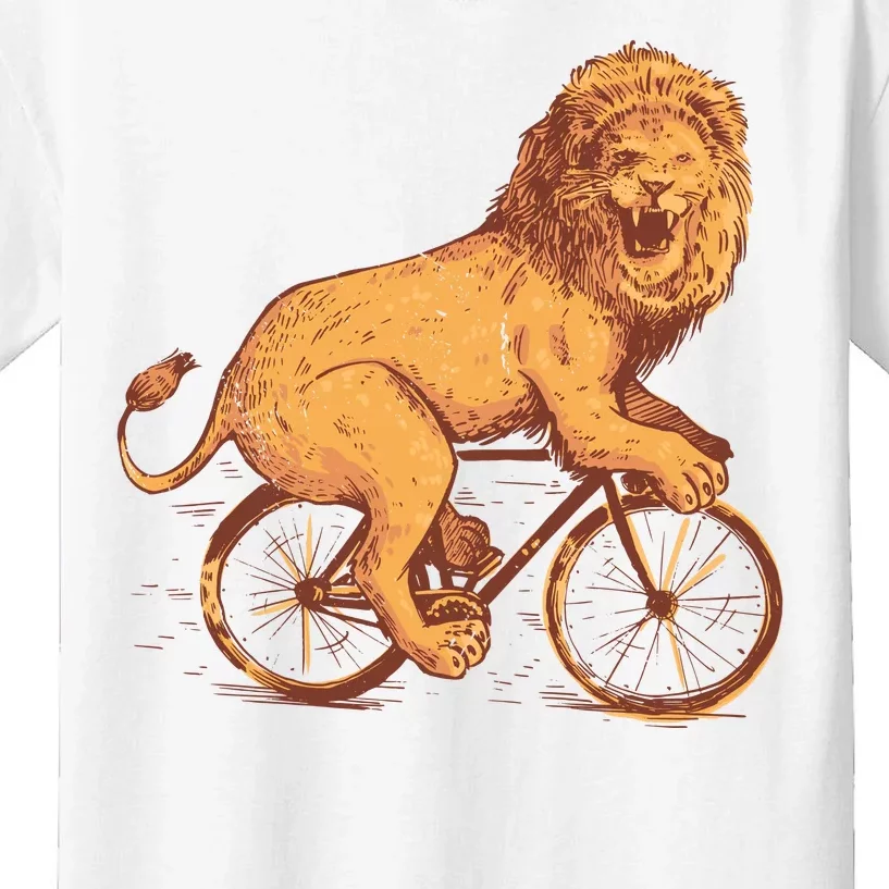 Bicycle Lion Kids T-Shirt