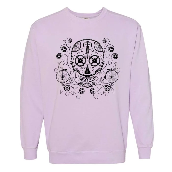 Bicycle Skull Garment-Dyed Sweatshirt