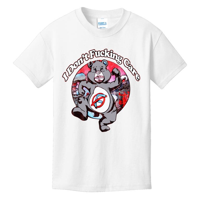Bear I Don't Fucking Care Kids T-Shirt
