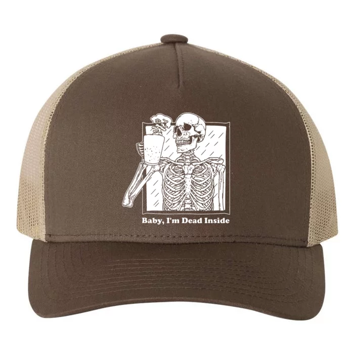 Baby IM Dead Inside Yupoong Adult 5-Panel Trucker Hat