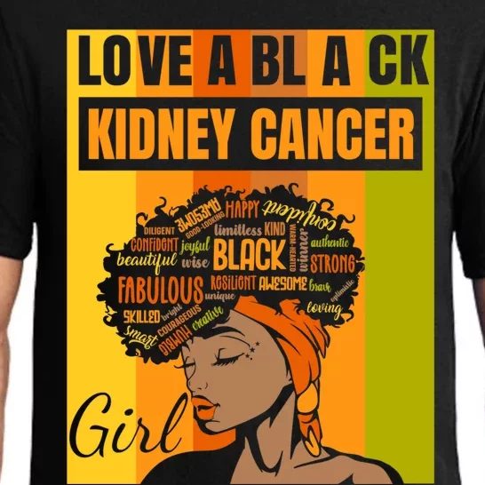 Black Independence Day Love A Black Ney Cancer Meaningful Gift Pajama Set