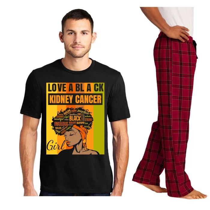 Black Independence Day Love A Black Ney Cancer Meaningful Gift Pajama Set