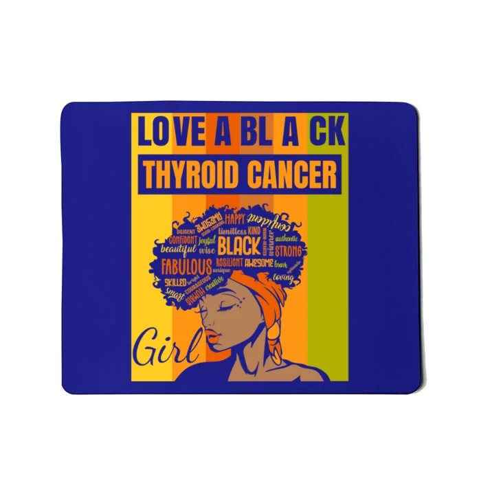 Black Independence Day Love A Black Thyroid Cancer Gift Mousepad