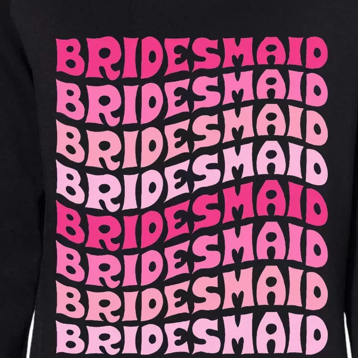 Bridesmaid I Do Crew Retro Bachelorette Party Bridesmaids Womens California Wash Sweatshirt