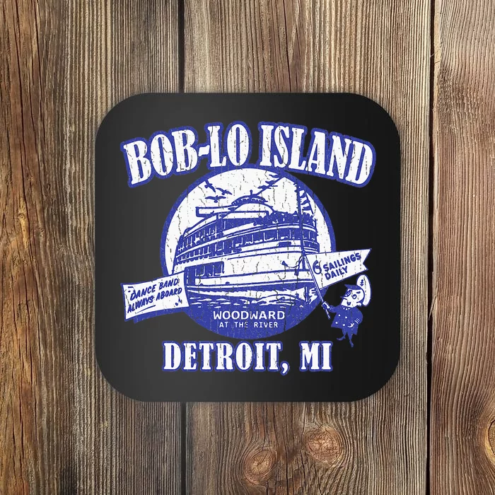 Boblo Island Detroit Michigan Coaster