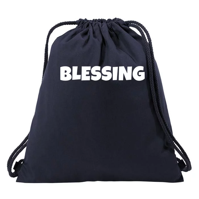 Blessing In Disguise Funny Halloween Costume Idea Great Gift Drawstring Bag