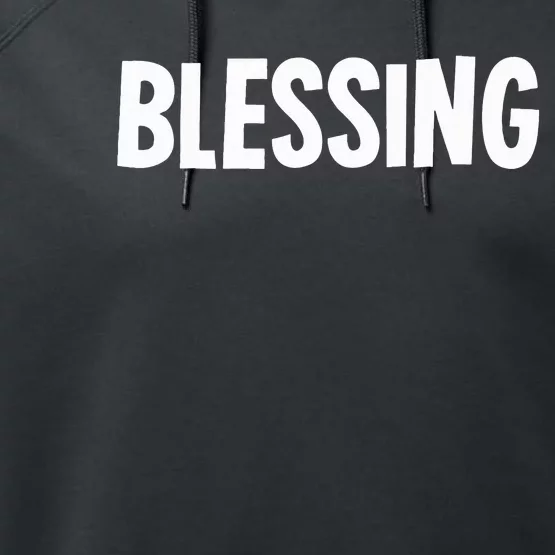 Blessing In Disguise Funny Halloween Costume Idea Funny Performance Fleece Hoodie