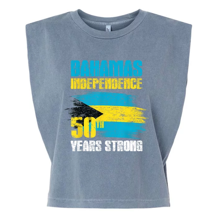 Bahamas Independence Day Bahamas 50th Celebration Garment-Dyed Women's Muscle Tee