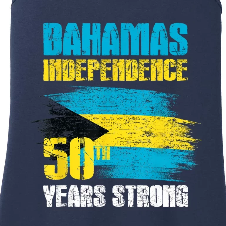 Bahamas Independence Day Bahamas 50th Celebration Ladies Essential Tank