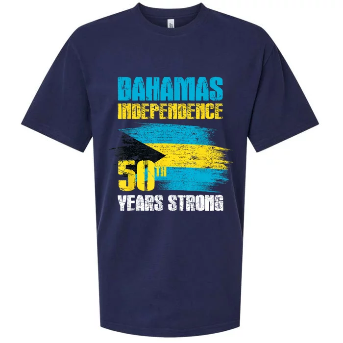 Bahamas Independence Day Bahamas 50th Celebration Sueded Cloud Jersey T-Shirt