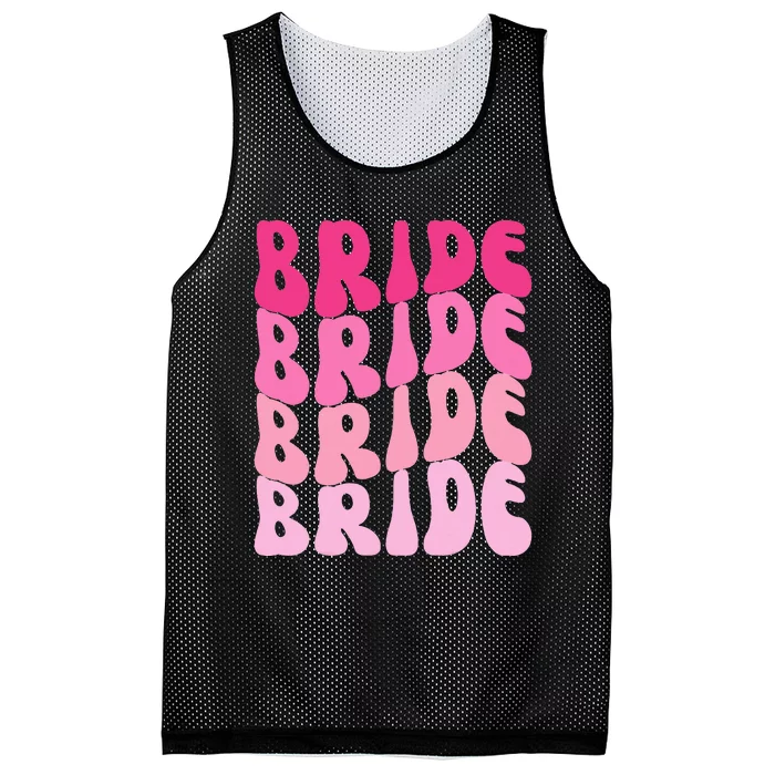 Bride I Do Crew Retro Bachelorette Party Bride Bridesmaids Mesh Reversible Basketball Jersey Tank