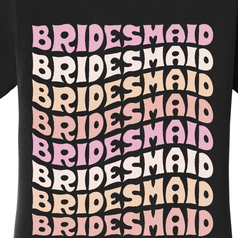 Bridesmaid I Do Crew Retro Bachelorette Party Bridesmaids Women's T-Shirt