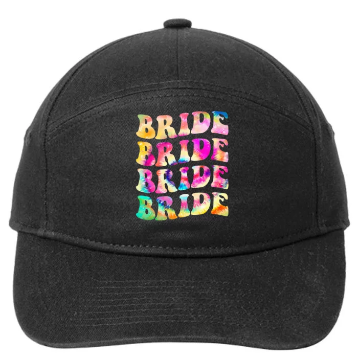 Bride I Do Crew Retro Bachelorette Party 7-Panel Snapback Hat