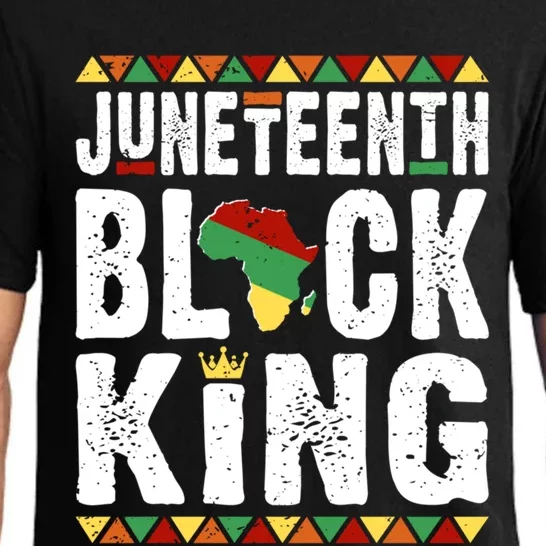 Black Independence Day African Black Melanin King Juneteenth Gift Pajama Set