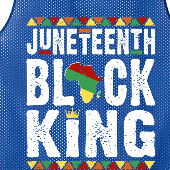 Black Independence Day African Black Melanin King Juneteenth Gift Mesh Reversible Basketball Jersey Tank