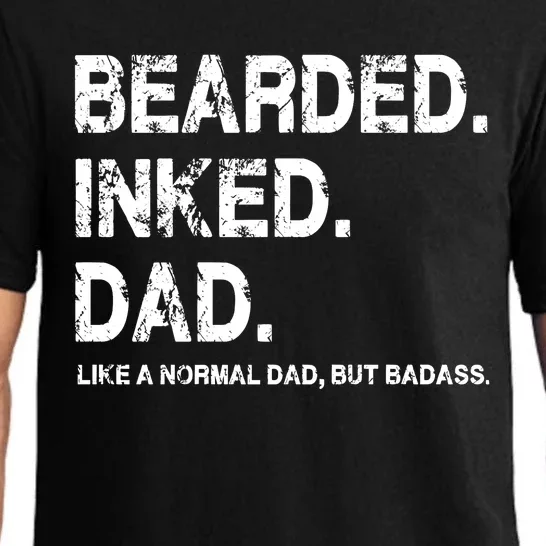 Bearded Inked Dad Like A Normal Dad Pajama Set