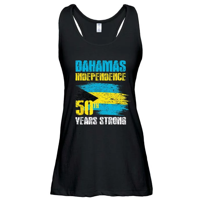 Bahamas Independence Day Bahamas 50th celebration Ladies Essential Flowy Tank