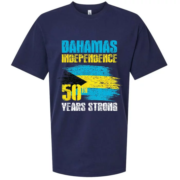 Bahamas Independence Day Bahamas 50th celebration Sueded Cloud Jersey T-Shirt