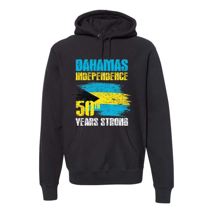 Bahamas Independence Day Bahamas 50th celebration Premium Hoodie