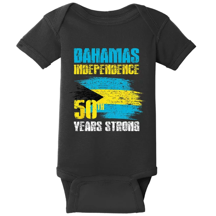 Bahamas Independence Day Bahamas 50th celebration Baby Bodysuit