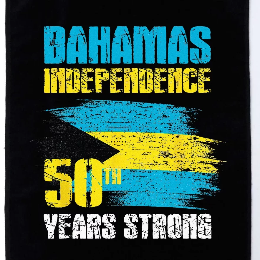 Bahamas Independence Day Bahamas 50th celebration Platinum Collection Golf Towel