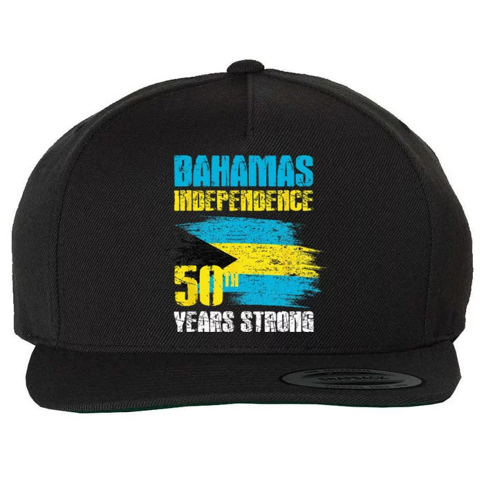 Bahamas Independence Day Bahamas 50th celebration Wool Snapback Cap