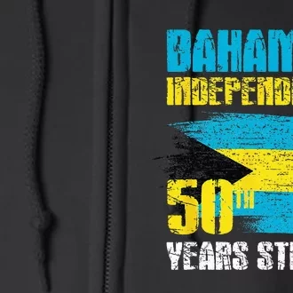 Bahamas Independence Day Bahamas 50th celebration Full Zip Hoodie