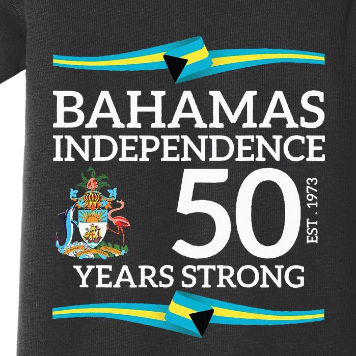 Bahamas Independence Day Bahamas 50th Celebration Baby Bodysuit