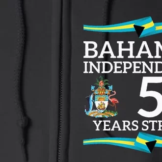 Bahamas Independence Day Bahamas 50th Celebration Full Zip Hoodie