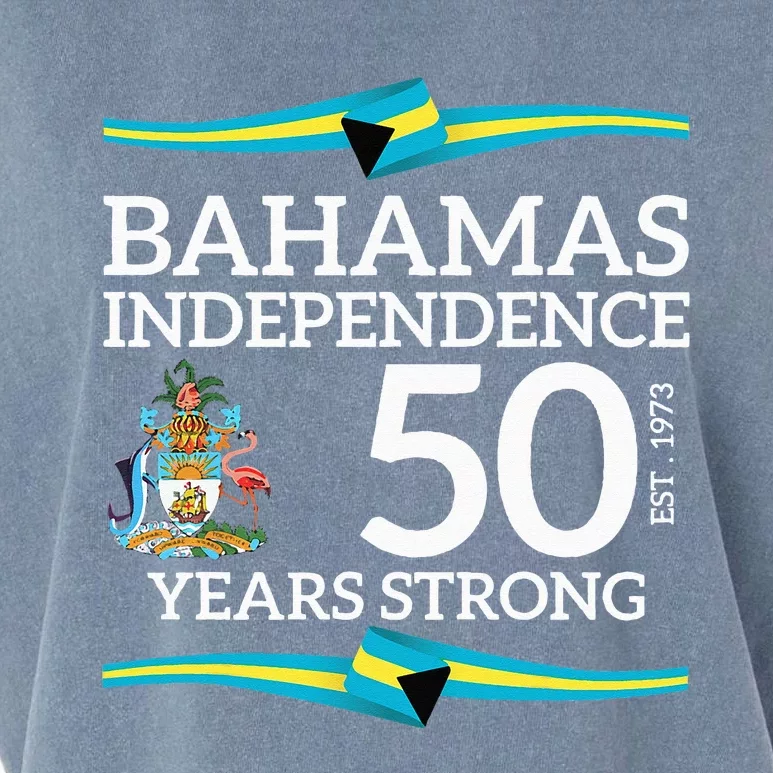 Bahamas Independence Day Bahamas 50th Celebration Garment-Dyed Women's Muscle Tee