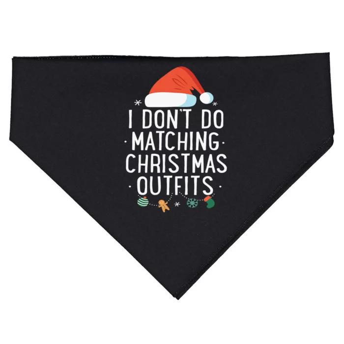 But I Do Xmas Gift Couples Matching Ugly Sweaters USA-Made Doggie Bandana