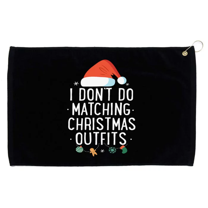 But I Do Xmas Gift Couples Matching Ugly Sweaters Grommeted Golf Towel