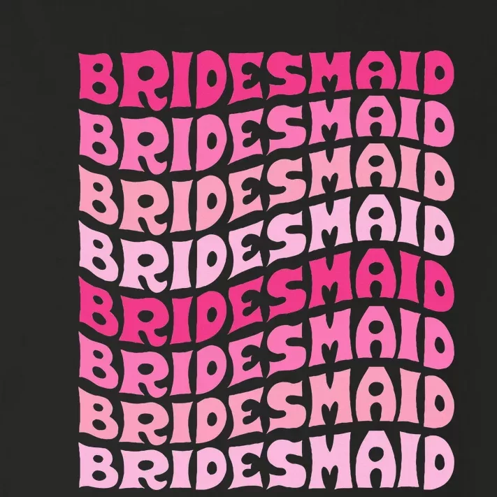 Bridesmaid I Do Crew Retro Bachelorette Party Bridesmaids Toddler Long Sleeve Shirt