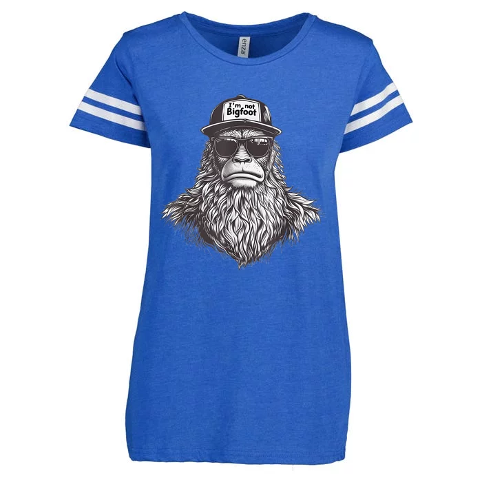 Bigfoot In Disguise Sunglasses Trucker Hat IM Not Sasquatch Enza Ladies Jersey Football T-Shirt