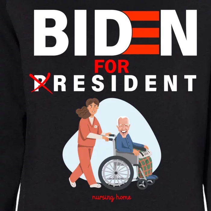 Biden For Resident Funny Trump 2020 President Womens California Wash Sweatshirt