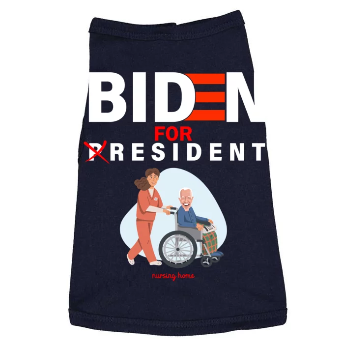 Biden For Resident Funny Trump 2020 President Doggie Tank