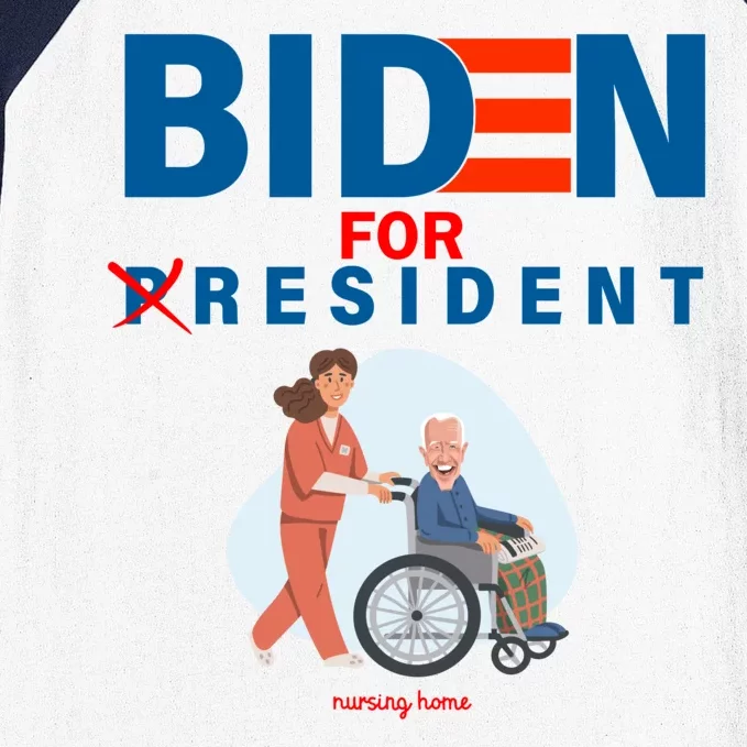 Biden For Resident Funny Trump 2020 President Baseball Sleeve Shirt