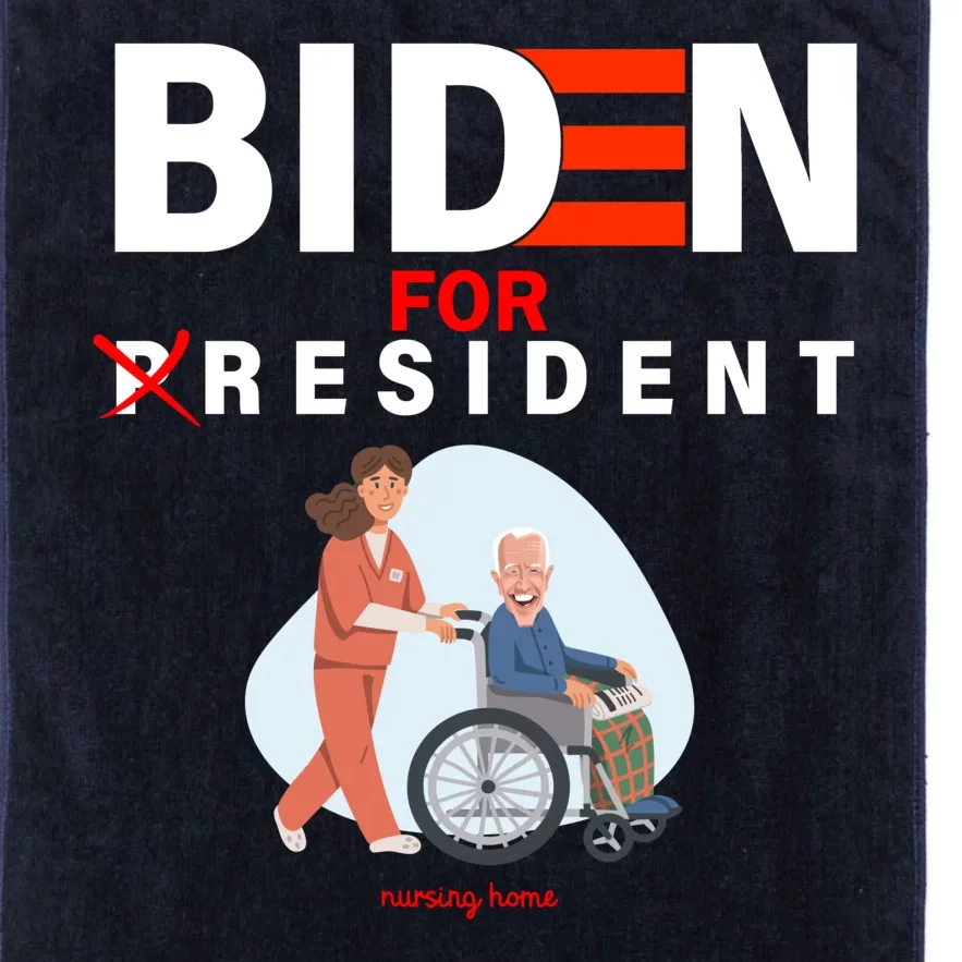 Biden For Resident Funny Trump 2020 President Platinum Collection Golf Towel