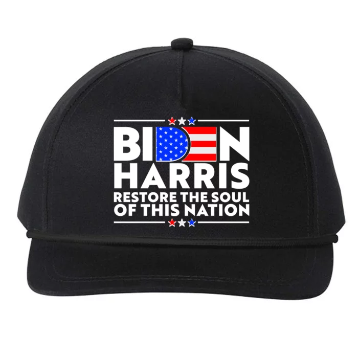 Biden Harris Restore The Soul Of This Nation Snapback Five-Panel Rope Hat