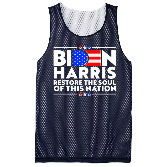 Biden Harris Restore The Soul Of This Nation Mesh Reversible Basketball Jersey Tank